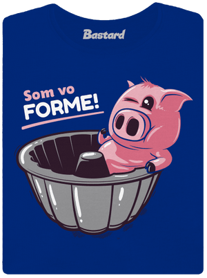 Vo forme dámske tričko Royal Blue Mal