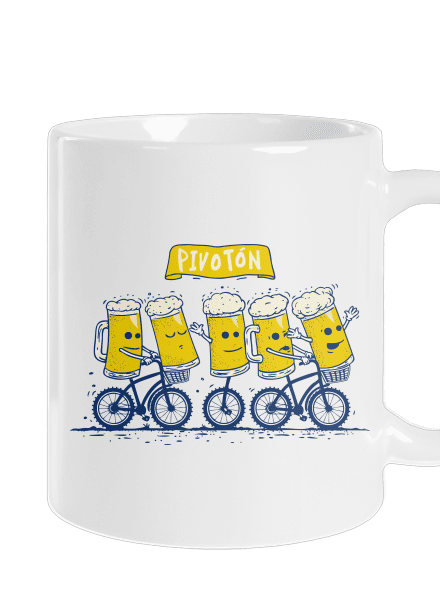 Pivotón klasický hrnček White