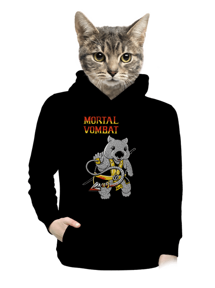 Mortal Vombat dámska mikina klokanka Black