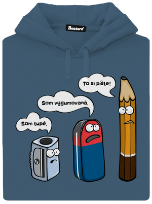 To si pište dámska mikina klokanka Denim