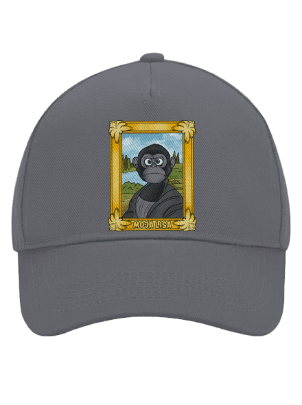 Moja Lisa šiltovka baseballka Graphite grey