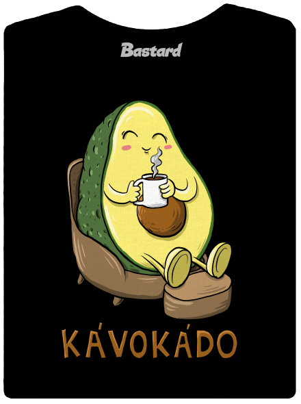 Kávokádo dámske tričko prémium Black