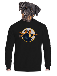 unisex mikina bez kapucne