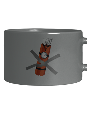 Dynamit hrnček makronka Grey Macaron