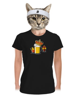 Traja králi dámske športové tričko Black