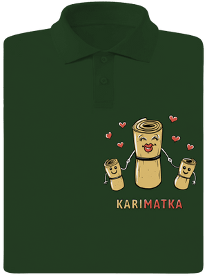 Karimatka pánska polokošeľa Bottle Green Mal