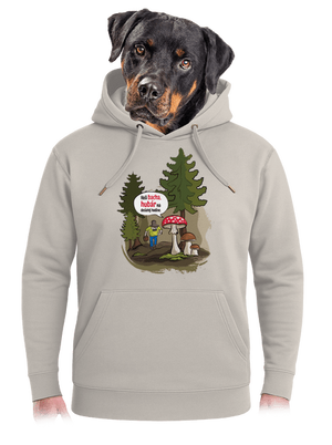 Bacha hubár unisex mikina premium Pastel Macchiato