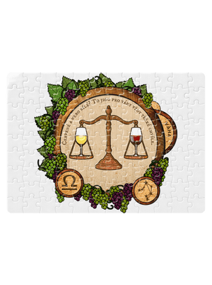 Vínny horoskop: Váha puzzle White