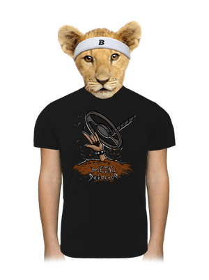 Metal detector detské športové tričko Black