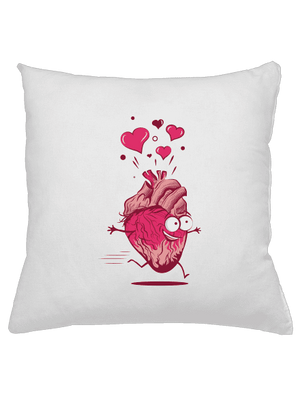 Zamilované srdiečka vankúš White