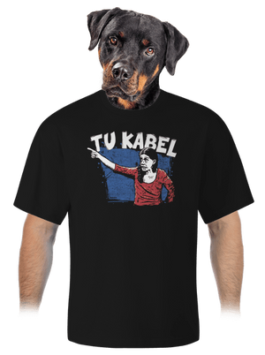 Tukabel unisex tričko oversized Black