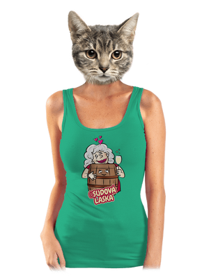 Osudová láska dámske tielko klasické Mint Mal