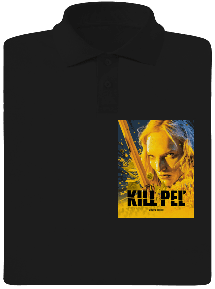 Kill Peľ pánska polokošeľa Black