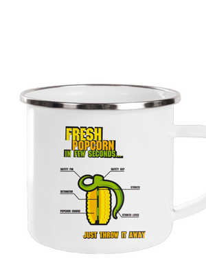 Popcorn grenade plecháčik White