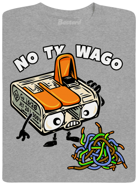 Wago svorka pánske tričko Sport Grey