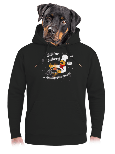 Stellar bakery unisex mikina premium Dark Black