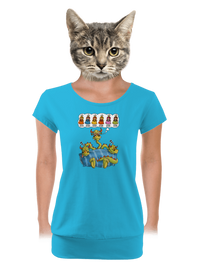 dámske tričko s lemom