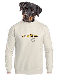 unisex mikina bez kapucne