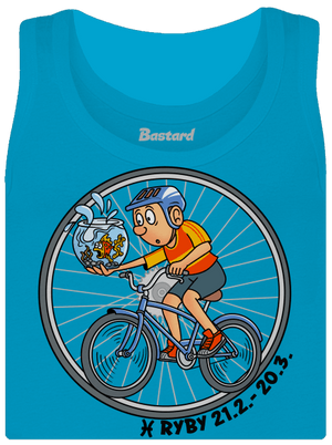 Cyklistický horoskop: Ryby dámske tielko klasické Blue Atol