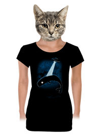 dámske tričko s lemom