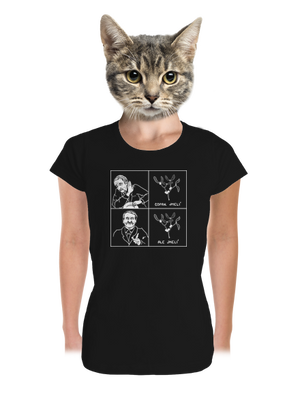 Cimrman: Copak jmelí dámske tričko prémium Black