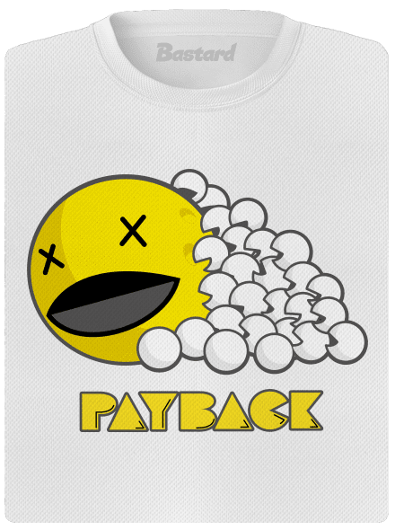Payback dámske športové tričko White