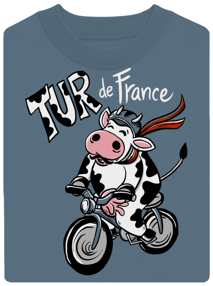 Tur de France unisex mikina bez kapucne Nordic Blue