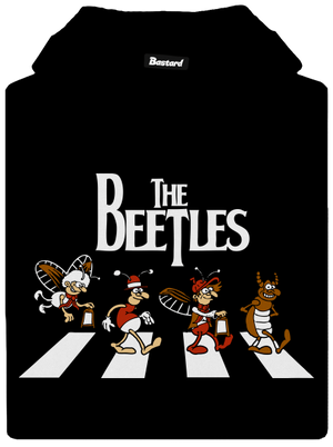 Beatles dámska mikina klokanka Black