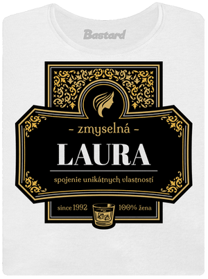 Alkoholová etiketa dámske tričko prémium White