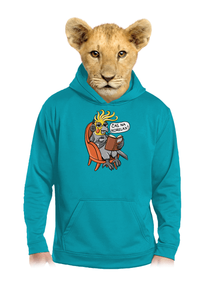 Korelax detská mikina klokanka Hawaiian Blue