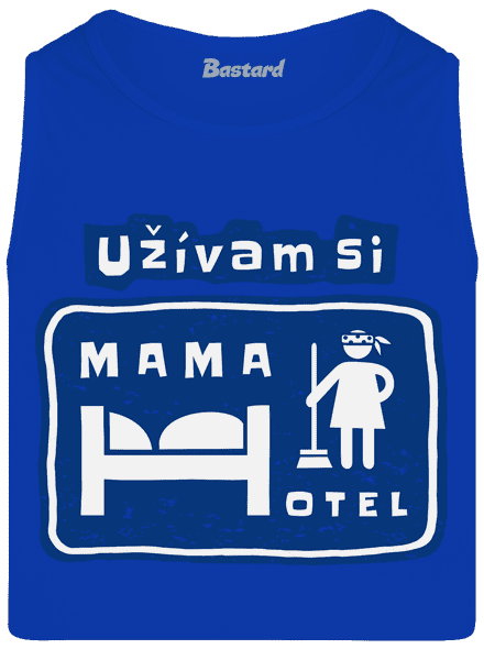 Mama Hotel pánske tielko Royal Blue