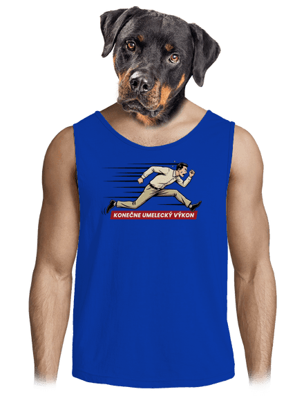 Umelecký výkon pánske tielko Royal Blue