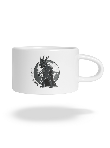 Dinosauron hrnček makronka White