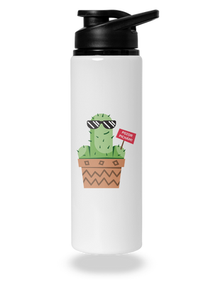 Pozor pichám flaša na vodu White