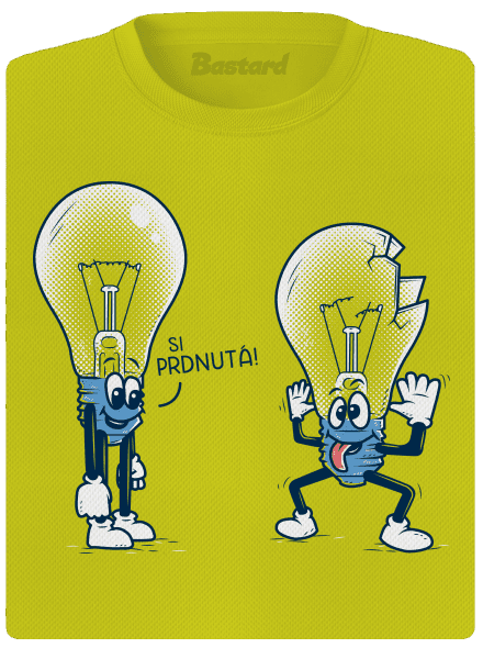 Prdlá dámske športové tričko Neon Yellow