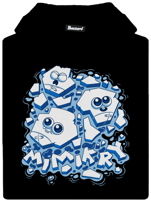 Ľadové mimikry detská mikina klokanka Black