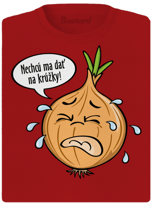 Cibuľa na krúžky dámske športové tričko Red Mal