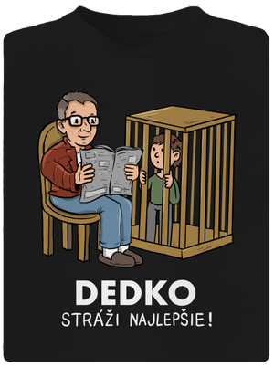 Dedko stráži najlepšie pánske športové tričko Black
