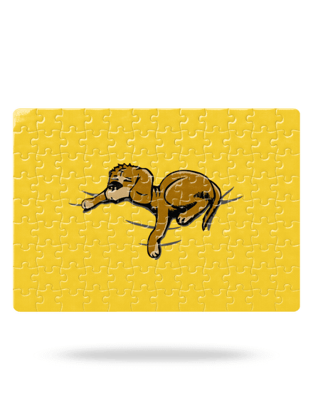 Spiaci pes puzzle White