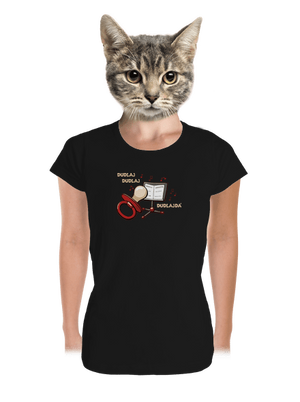 Dudlajdá dámske tričko prémium Black
