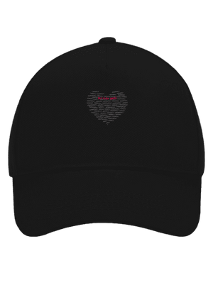 Moje srdce patrí šiltovka baseballka Black