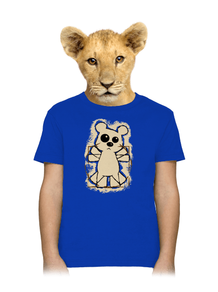 Da Vinci Teddy detské tričko Royal Blue