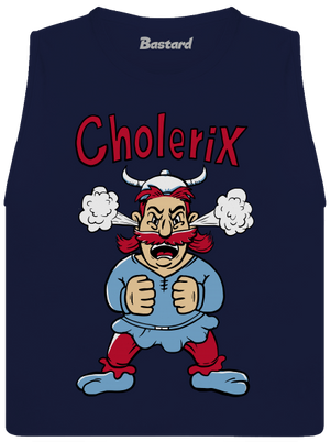 Cholerix dámske tielko voľné Navy