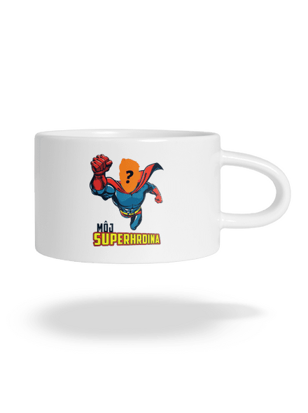 Môj superhrdina hrnček makronka White