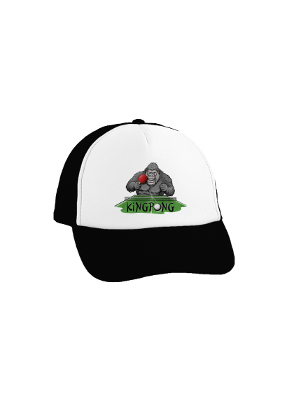 King pong šiltovka truckerka Black cap