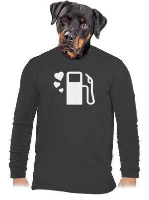 Plnú prosím pánske dlhý rukáv Dark Grey