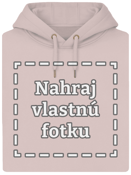 Vlastná potlač unisex mikina premium Rose Chalk