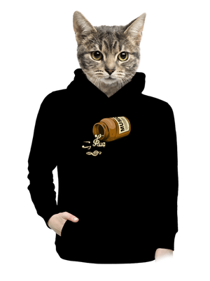 Music Pills dámska mikina klokanka Black