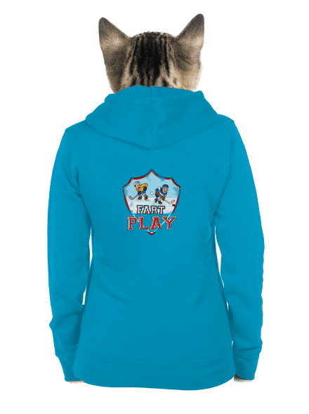 Fart Play dámska mikina na zips Blue Atol
