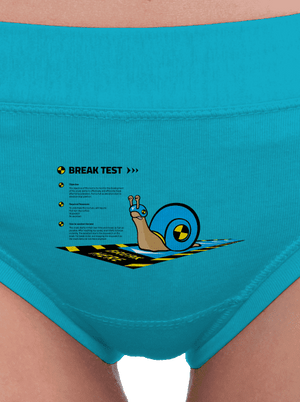 Snail test dámske nohavičky Turquoise